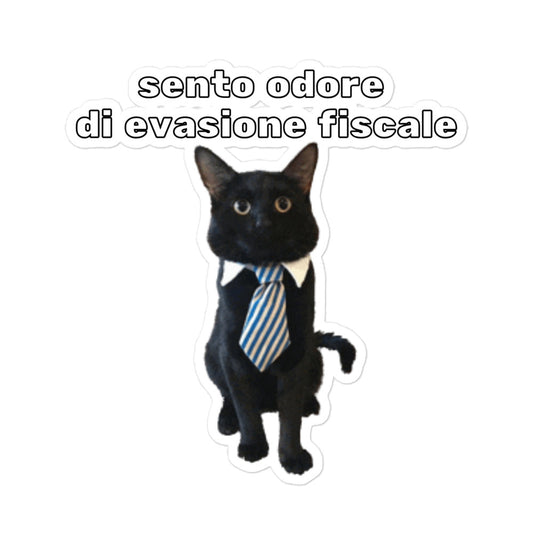 Sticker Gatto delle Tasse 🤨
