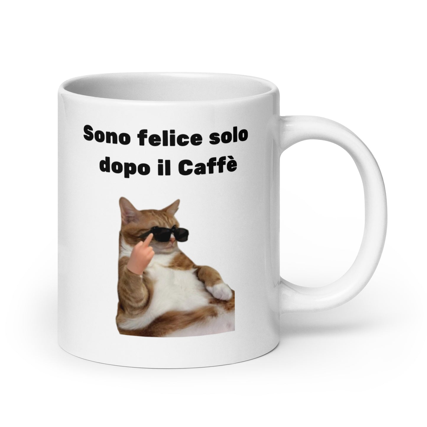 Tazza felice solo dopo il caffè☕